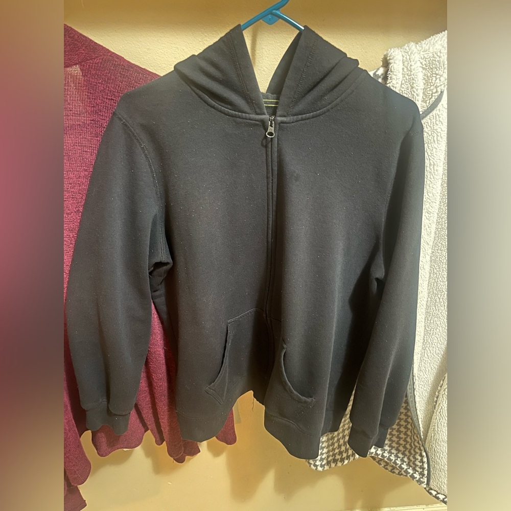 Made For Life Women’s XL Black Zip-Up Hoodie